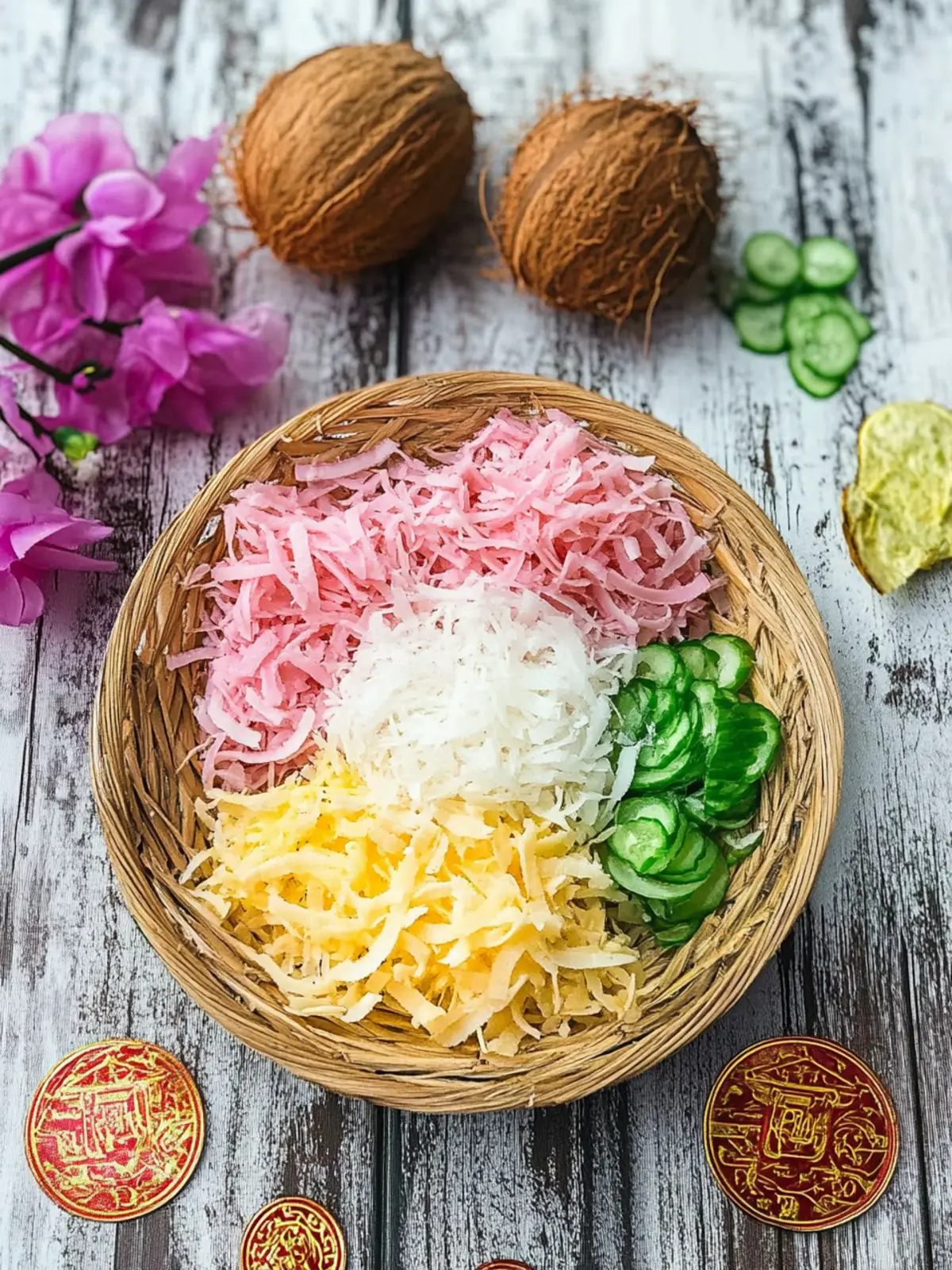 Irresistible Vietnamese Candied Coconut Ribbons You ll Love 4 Vietnamese Candied Coconut Ribbons