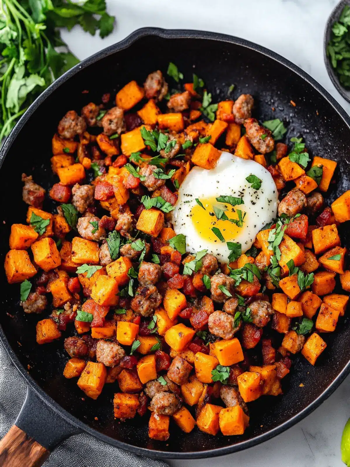 Delicious Ground Turkey Sausage and Sweet Potato Hash Recipe 3 Ground Turkey Sausage and Sweet Potato Hash