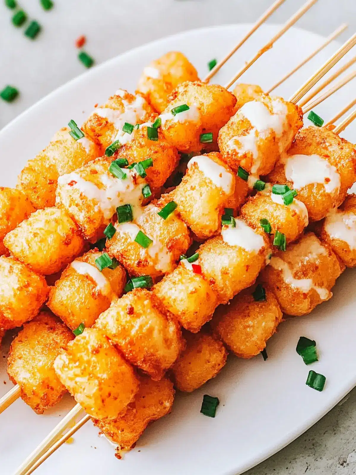 Irresistible Loaded Tater Tot Skewers for Your Next Party 2 Loaded Tater Tot Skewers