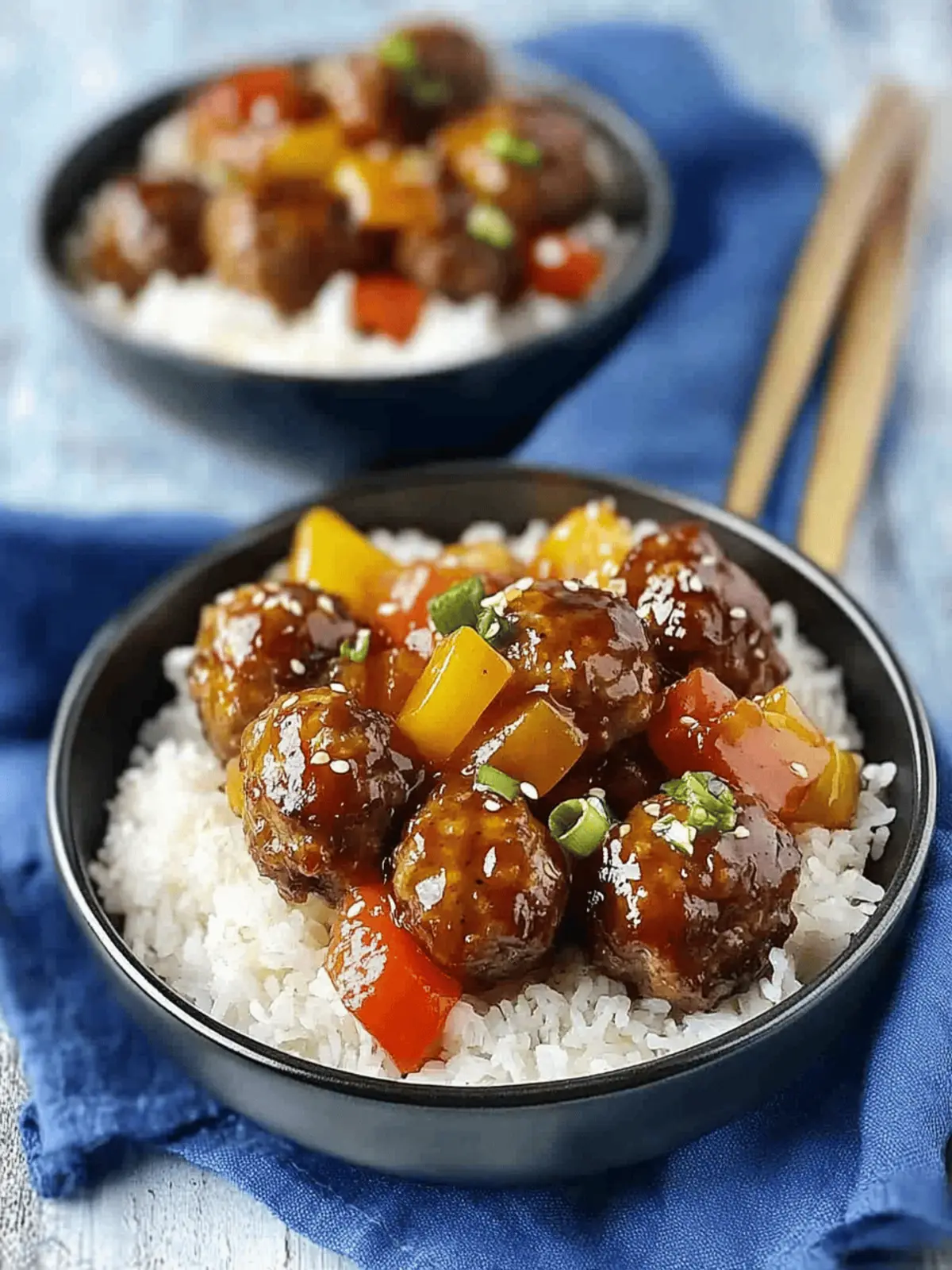 Savory Sweet and Sour Meatballs: Quick Family Dinner Delight 4 Sweet and Sour Meatballs