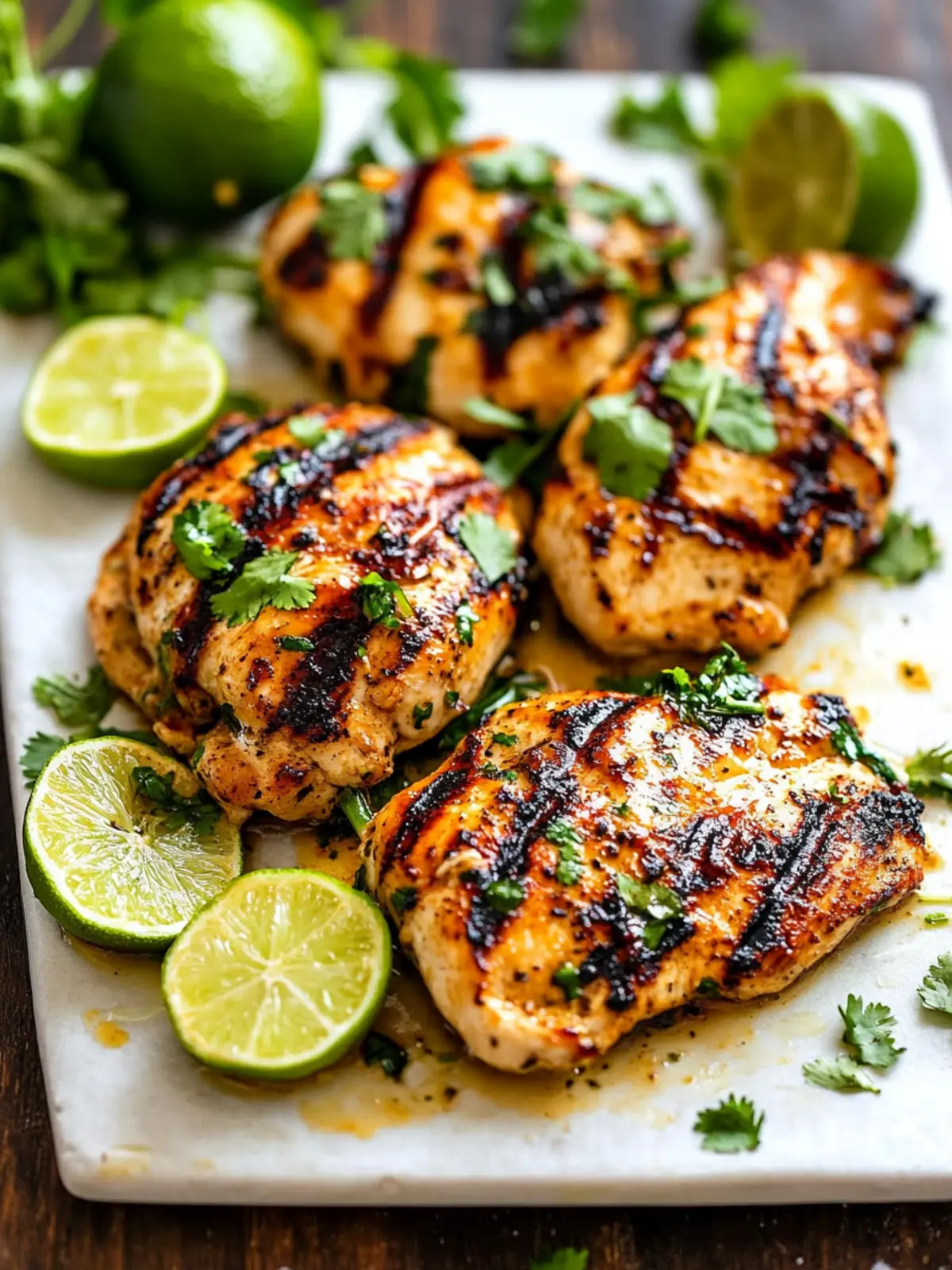Grilled Lime Cilantro Chicken: A Flavorful Summer Must-Try 4 Grilled Lime Cilantro Chicken