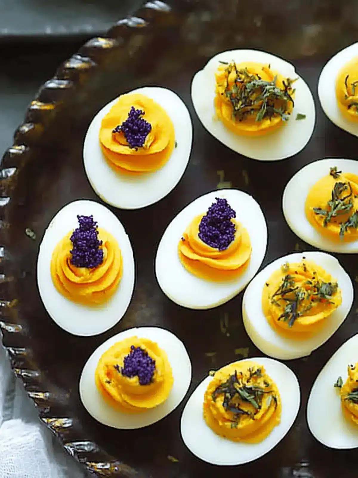 Spooky Halloween Deviled Eggs: Fun Festive Treats for All! 4 Halloween Deviled Eggs