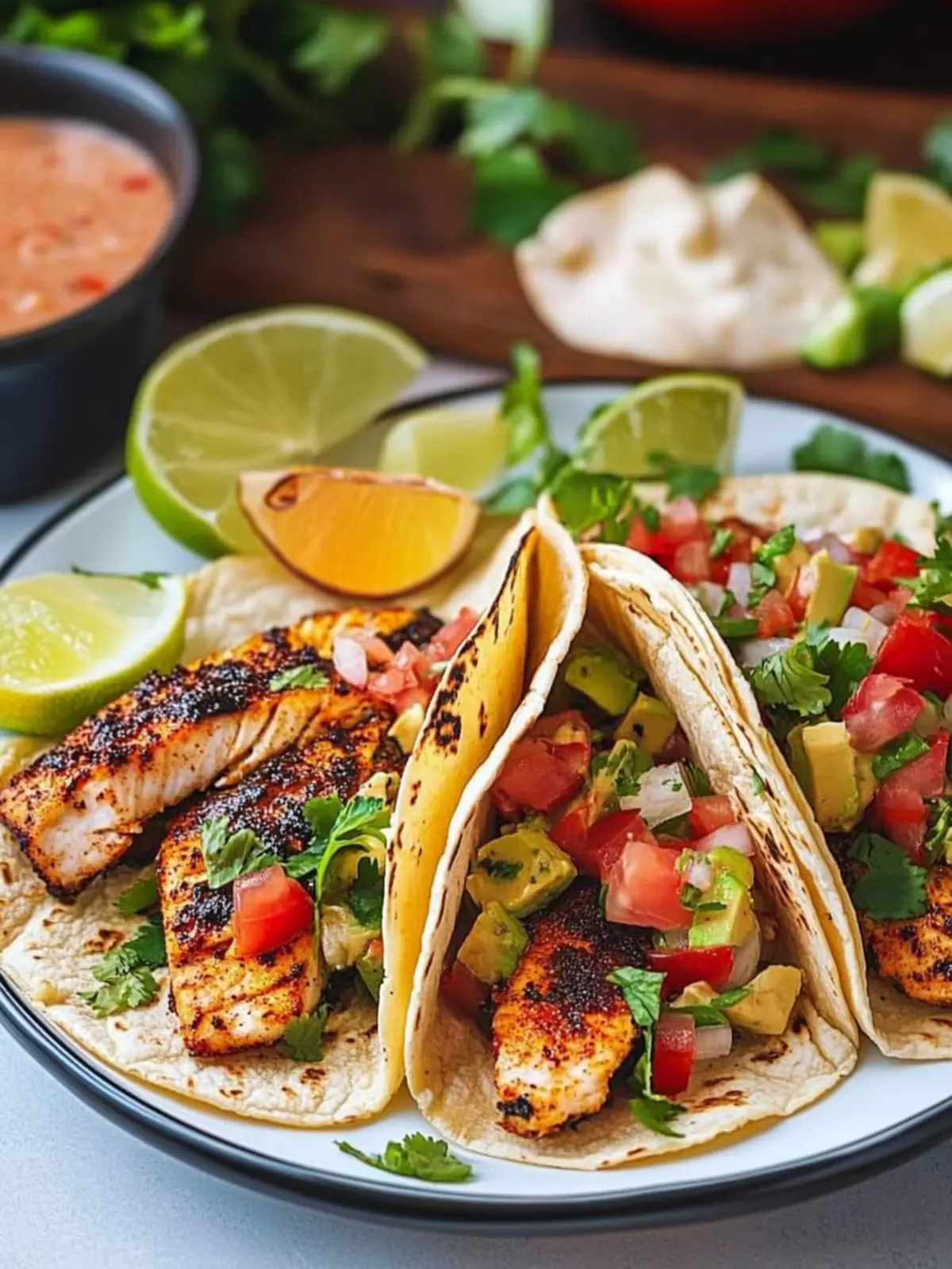 Savor Bold Blackened Catfish Tacos with Spicy Remoulade 4 Blackened Catfish Tacos