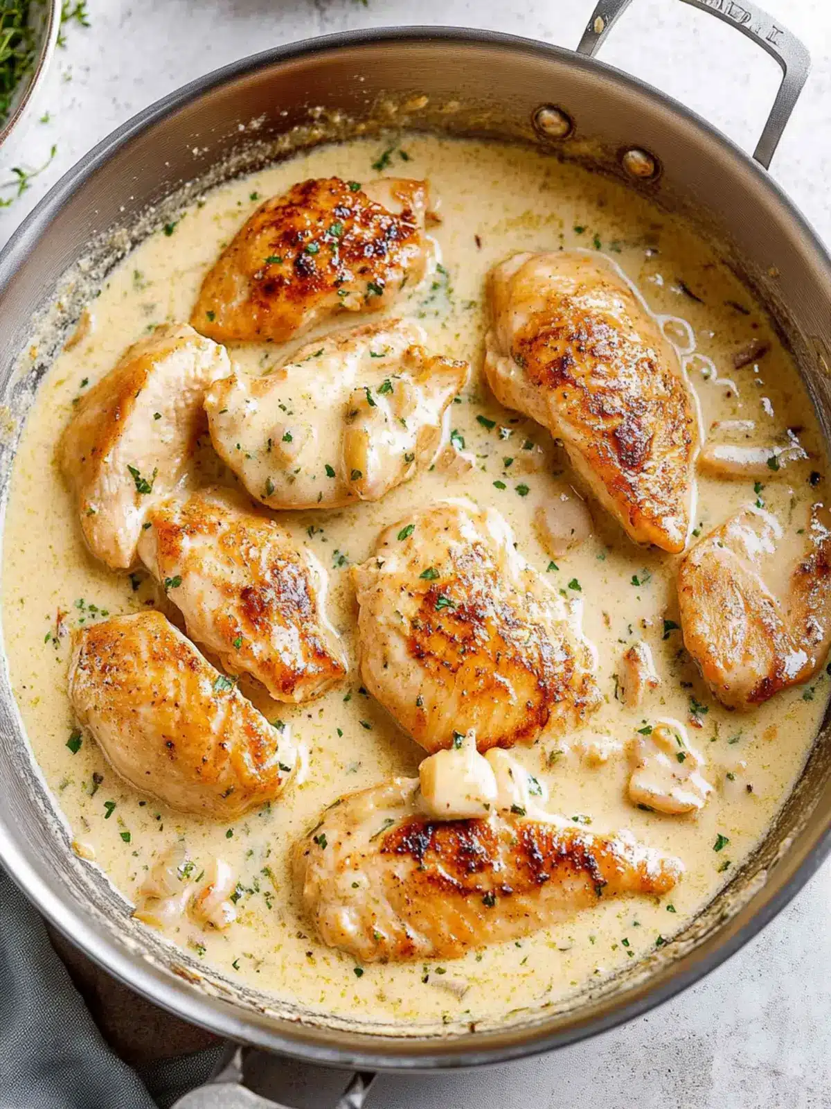 Creamy Garlic Chicken - A 30-Minute Savory Delight 2 Creamy Garlic Chicken