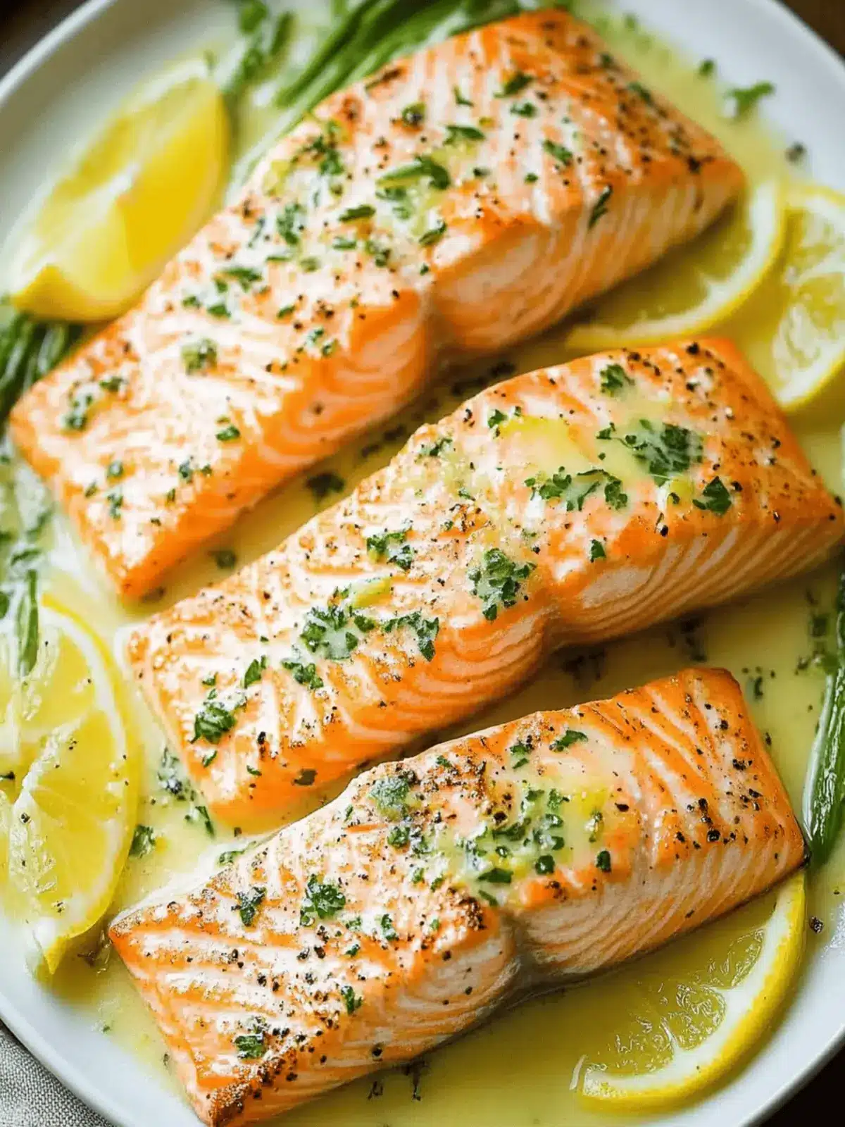 Savory Salmon with Garlic Lemon Butter Sauce in 20 Minutes 2 Salmon with Garlic Lemon Butter Sauce