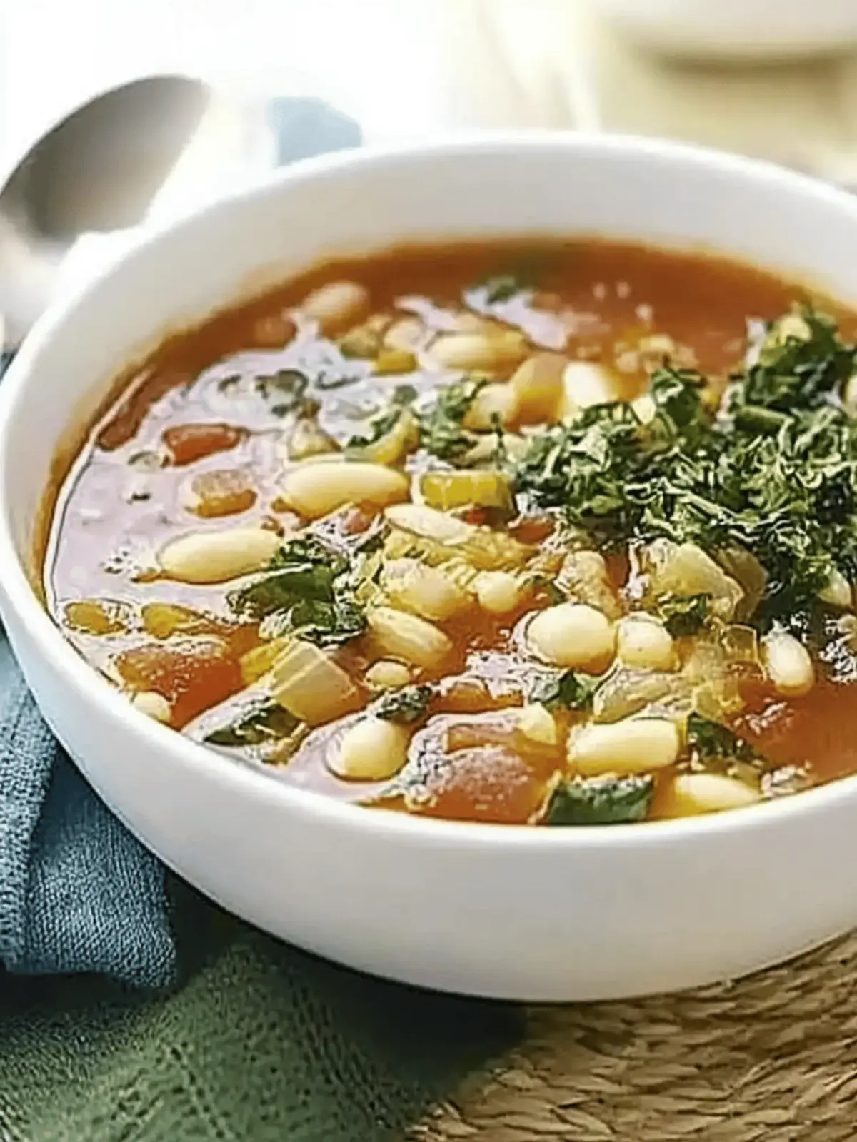 Hearty Chunky Minestrone Soup for Easy Weeknight Comfort 2 Chunky Minestrone soup