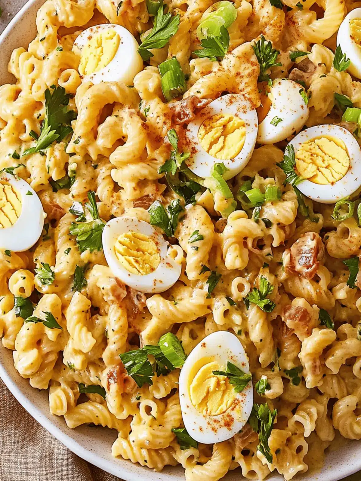 Deviled Egg Pasta Salad: A Fast & Creamy Gathering Favorite 2 Deviled Egg Pasta Salad