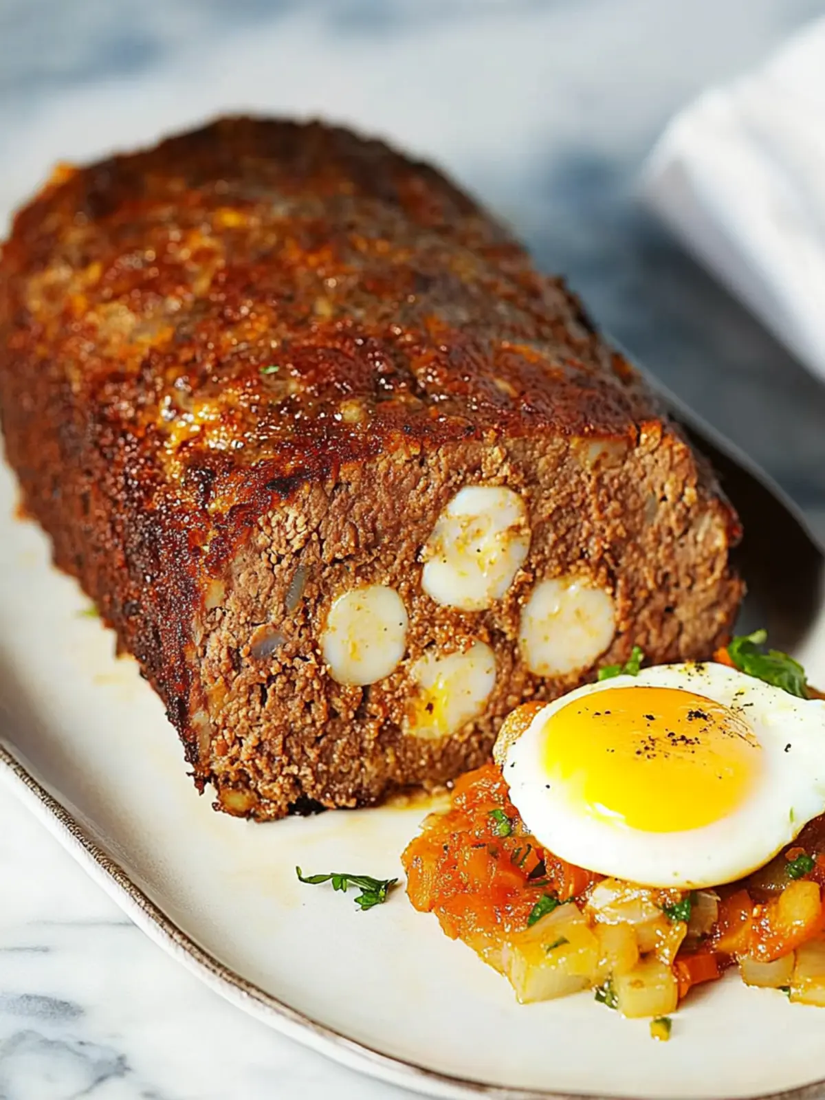 Delicious Meatloaf with Egg: A Comfort Food Gem 3 Meatloaf with egg
