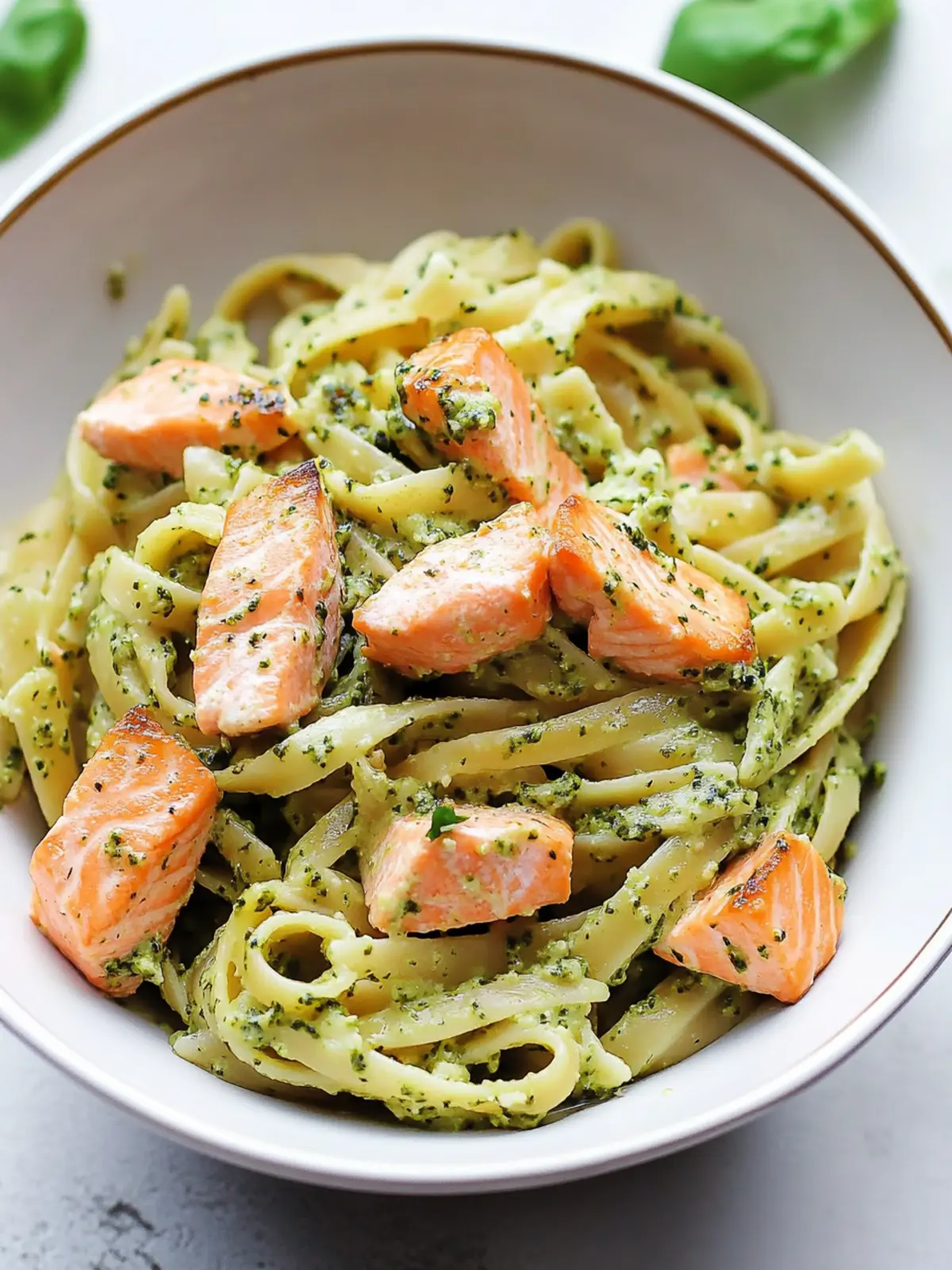 Creamy Salmon Pesto Pasta Ready in Just 30 Minutes 2 Salmon Pesto Pasta
