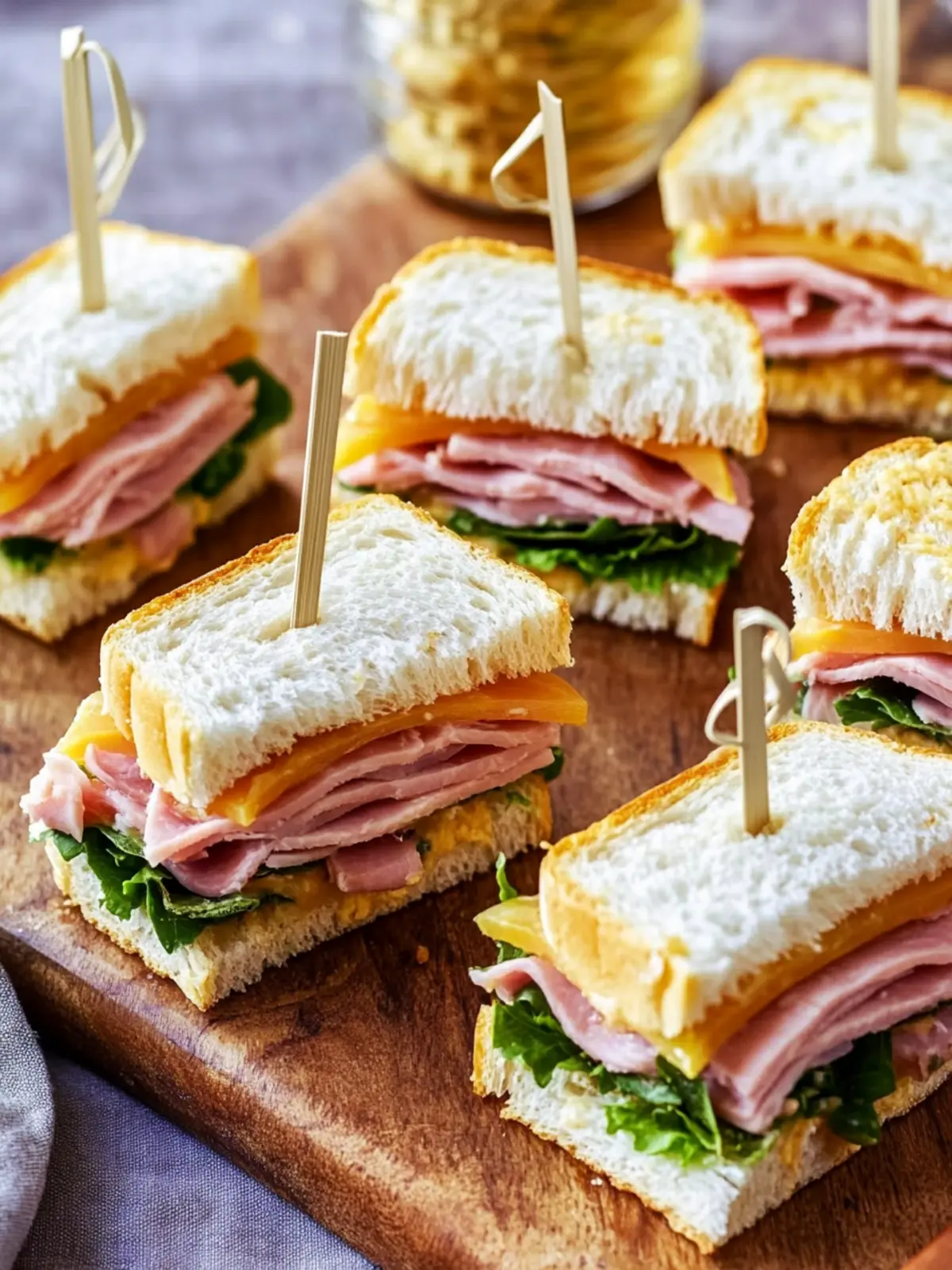 Irresistible Mini Ham Sandwiches Perfect for Your Next Party 4 Mini Ham Sandwiches!