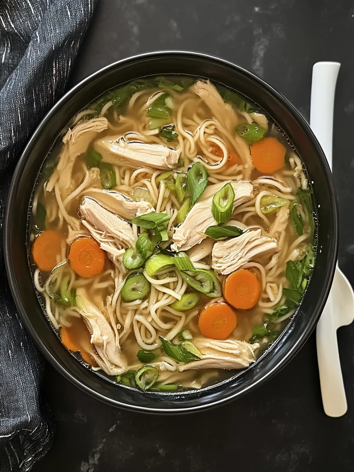Aromatic Ginger Scallion Chicken Noodle Soup for Cozy Nights 4 Aromatic Ginger Scallion Chicken Noodle Soup