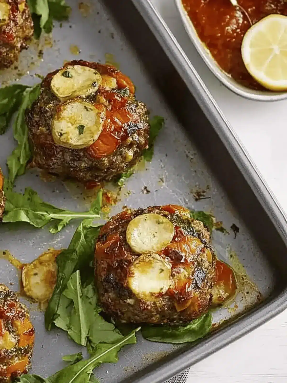 Spicy Mini Meatloaves: Freezer-Friendly and Full of Flavor 2 Spicy mini meatloaves