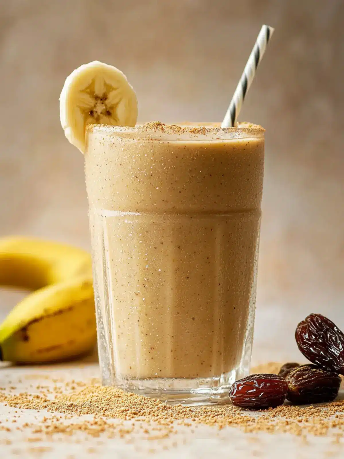 Creamy Banana Date Smoothie for a Energizing Boost 3 Banana Date Smoothie