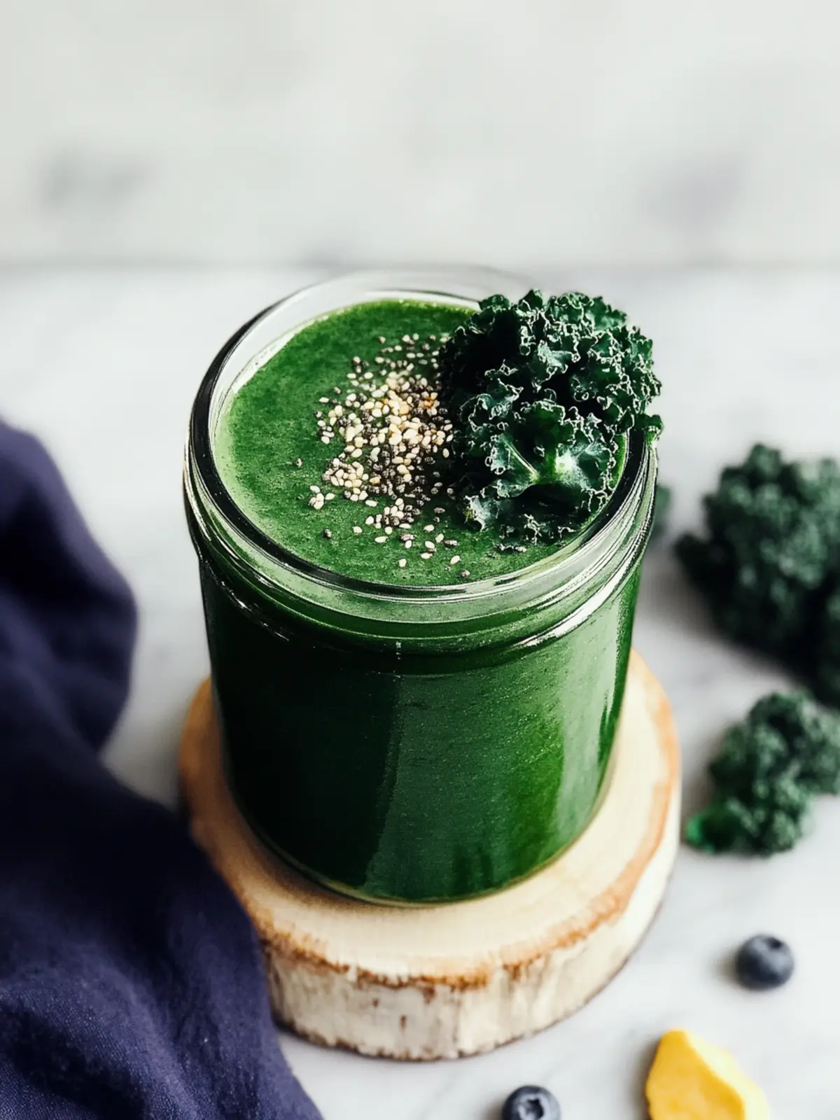 Energizing Super Green Spirulina Smoothie for Vitality Boost 4 Super Green Spirulina Smoothie