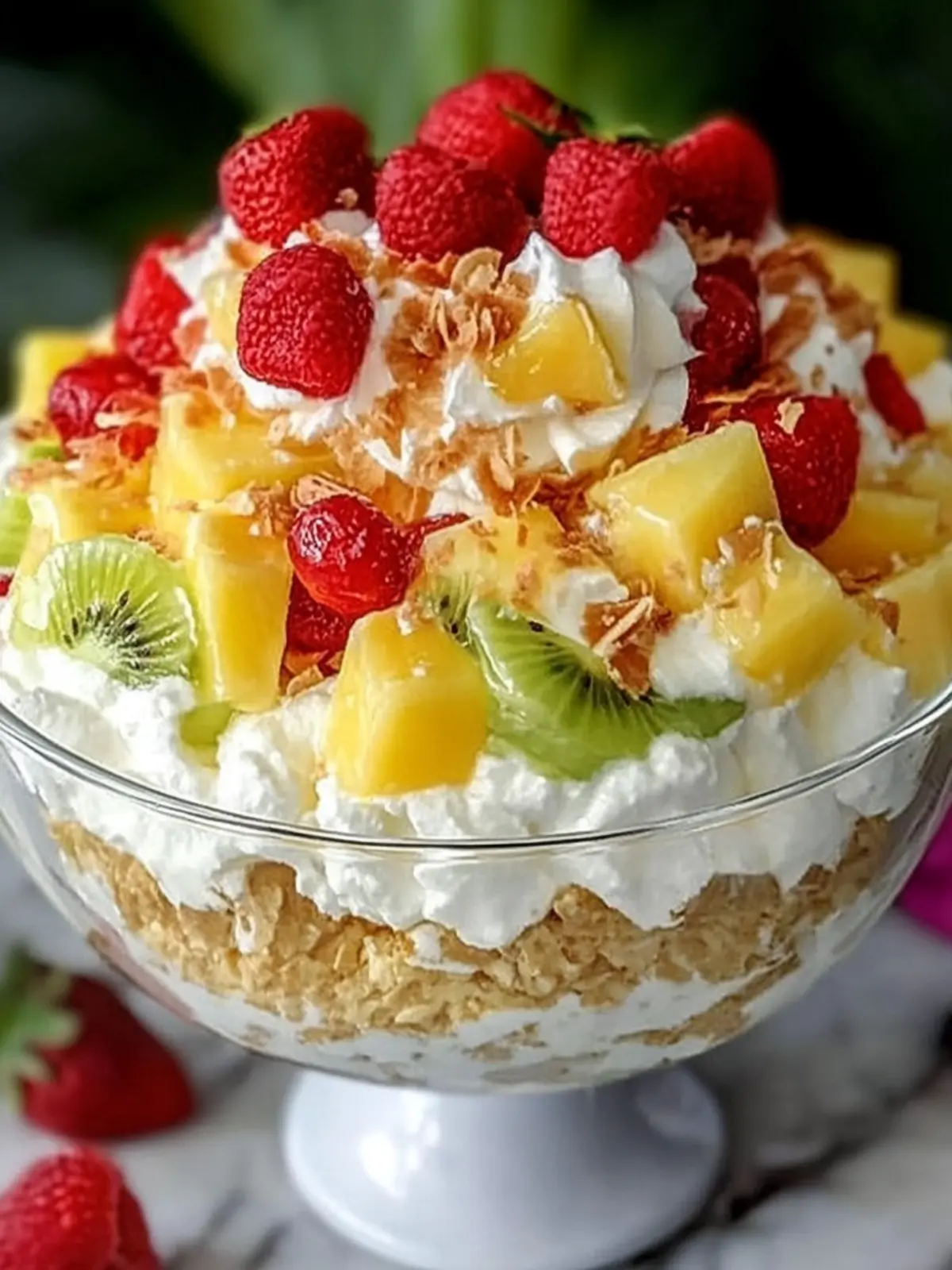 Tropical Hawaiian Cheesecake Salad Your No-Bake Summer Hit 2 Hawaiian Cheesecake Salad