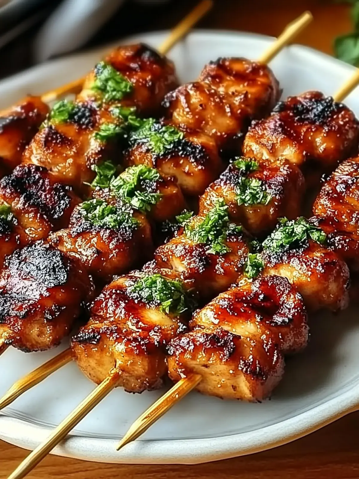 Savory Grilled Thai Coconut Chicken Skewers Your Family Will Love 4 Grilled Thai Coconut Chicken Skewers