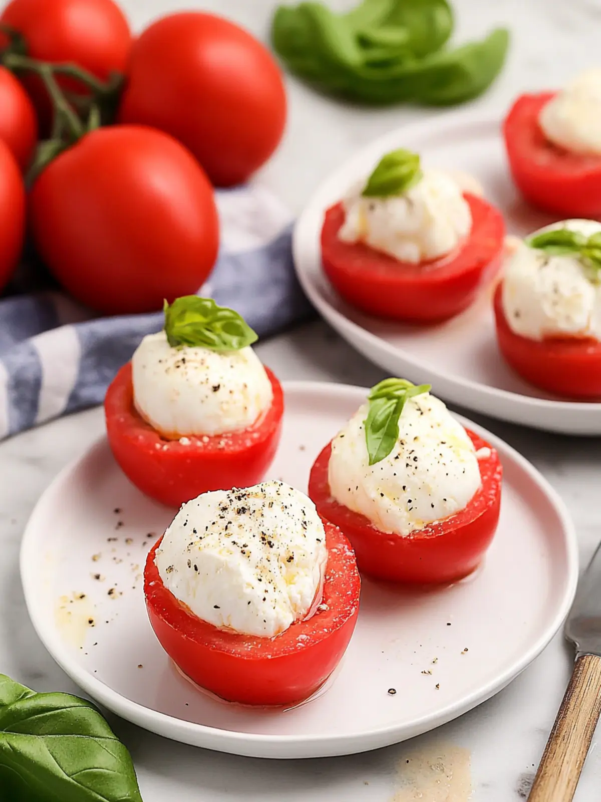 Irresistible Tomato Burrata Bites Ready in Just 10 Minutes 2 Tomato Burrata Bites