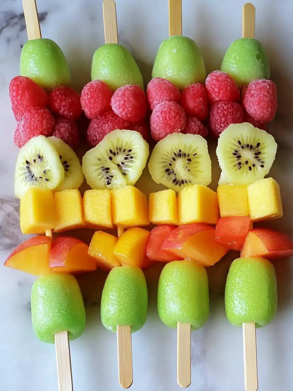 Colorful Peep Fruit Kabobs: Fun Easter Treats to Enjoy 4 Peep Fruit Kabobs