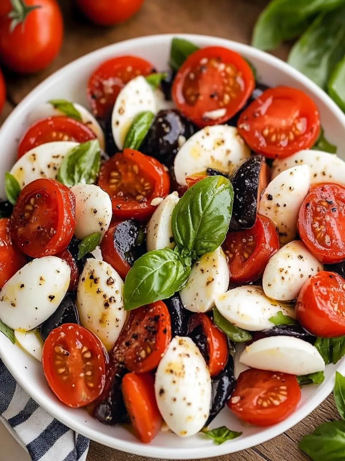Red, White & Blue Caprese Salad for Patriotic Summer Bliss 4 Red, White & Blue Caprese Salad