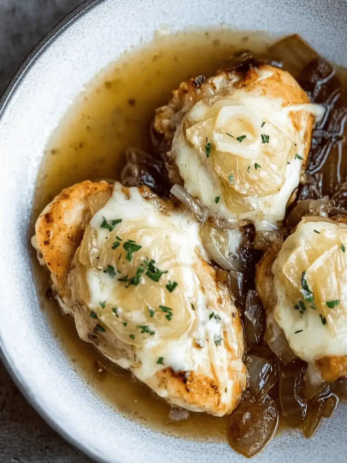 Skillet French Onion Chicken: A Comforting High-Protein Feast 2 Skillet French Onion Chicken