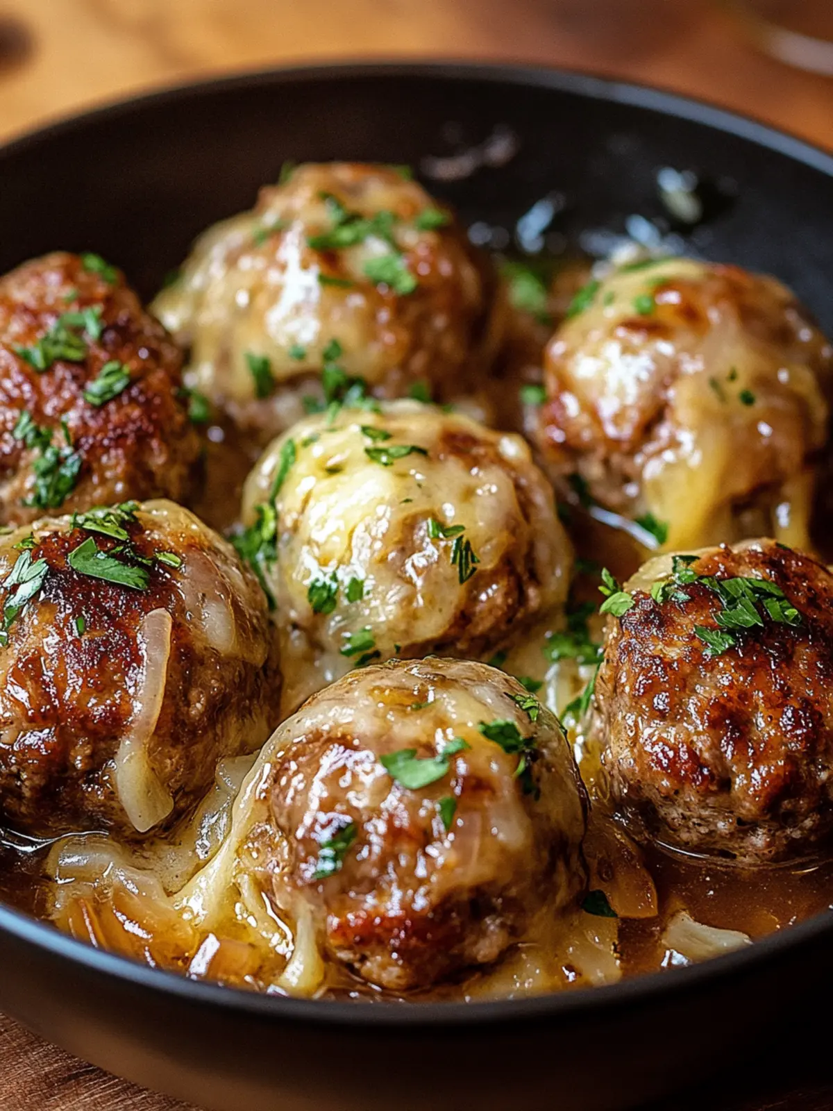 French Onion Meatballs That Will Change Your Dinner Game 2 French Onion Meatballs