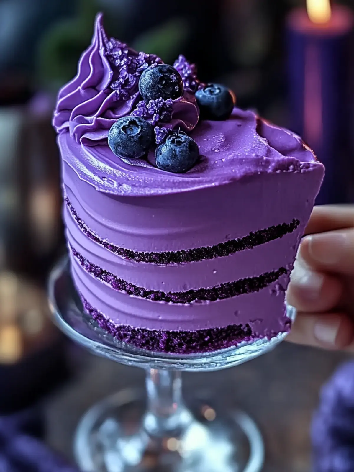 Irresistible Purple Velvet Delight Cookies with Frosting 2 Purple Velvet Delight