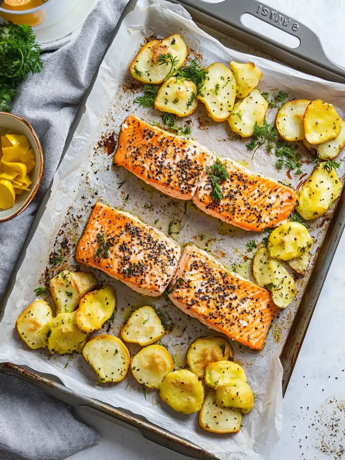 Bagel Sheet Pan Salmon: The Ultimate Easy Dinner Delight 4 Bagel Sheet Pan Salmon