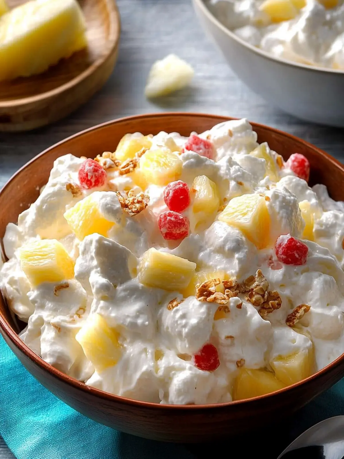 Creamy Pineapple Fluff Salad That's Perfect for Any Gathering 4 Creamy Pineapple Fluff Salad