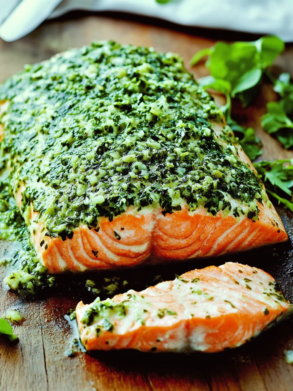 Savory Roasted Salmon With Green Herbs in Just 15 Minutes 3 Roasted Salmon With Green Herbs