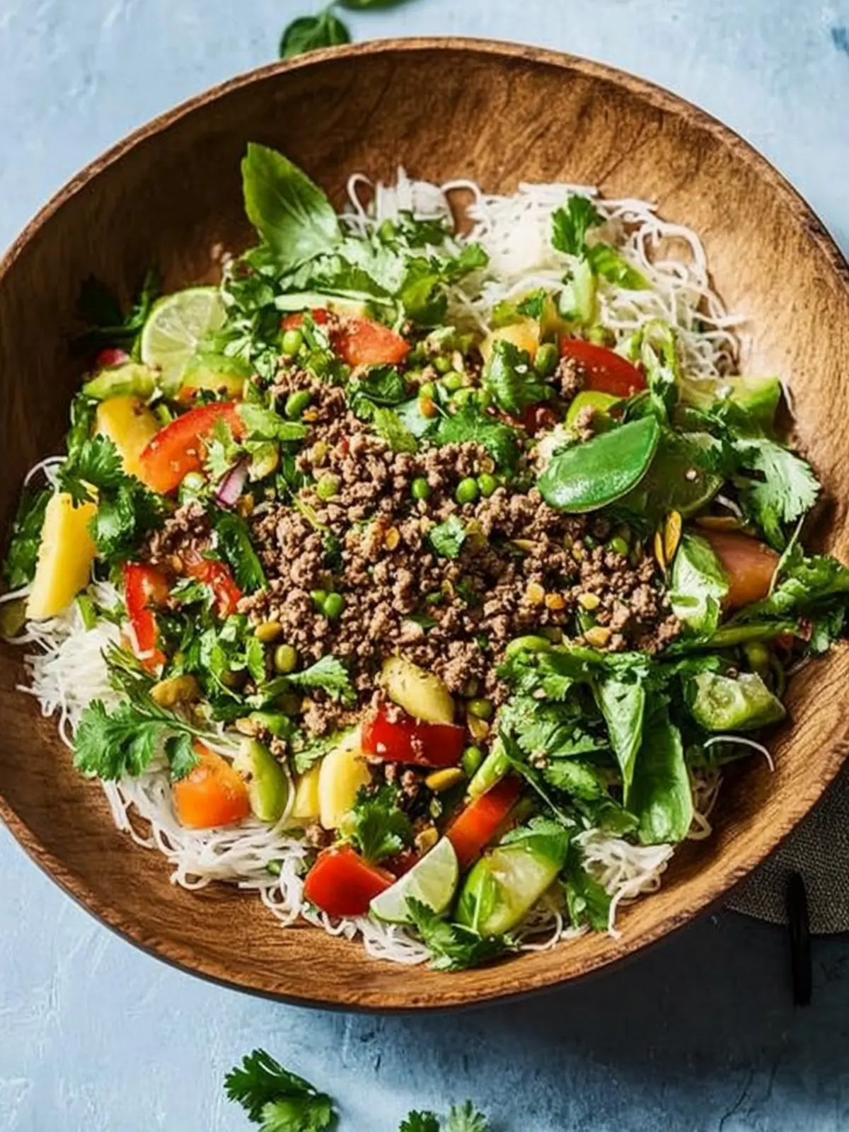 Laab Noodle Salad: A Fresh Twist on Thai Flavor Delight 4 Laab Noodle Salad