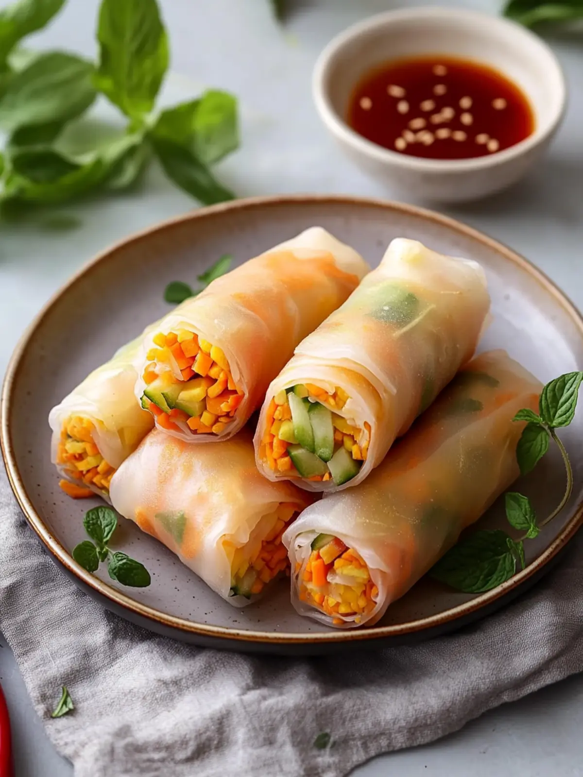 Crispy Vegetable Spring Rolls for Easy Weeknight Snacks 3 Vegetable Spring Rolls