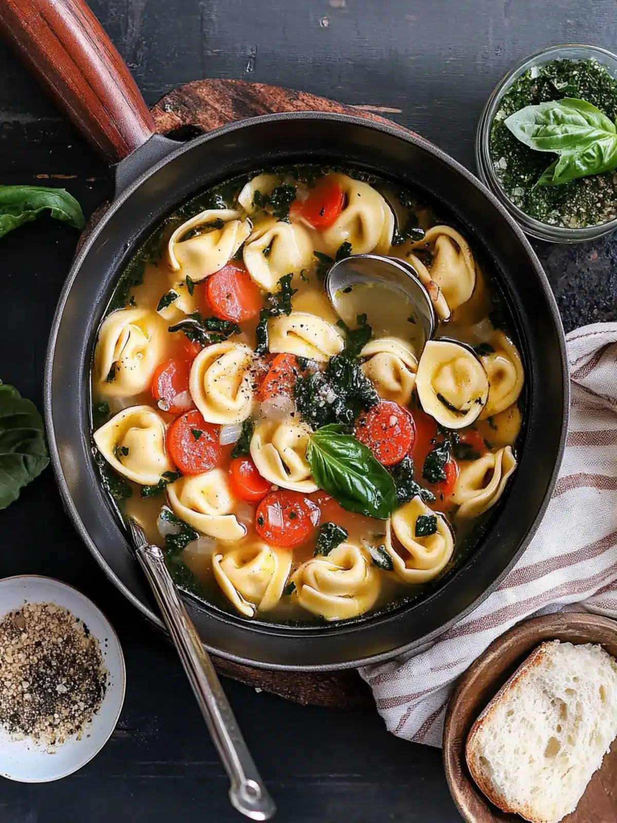 Comforting Tortellini Soup in Just 20 Minutes Delight! 3 Tortellini Soup