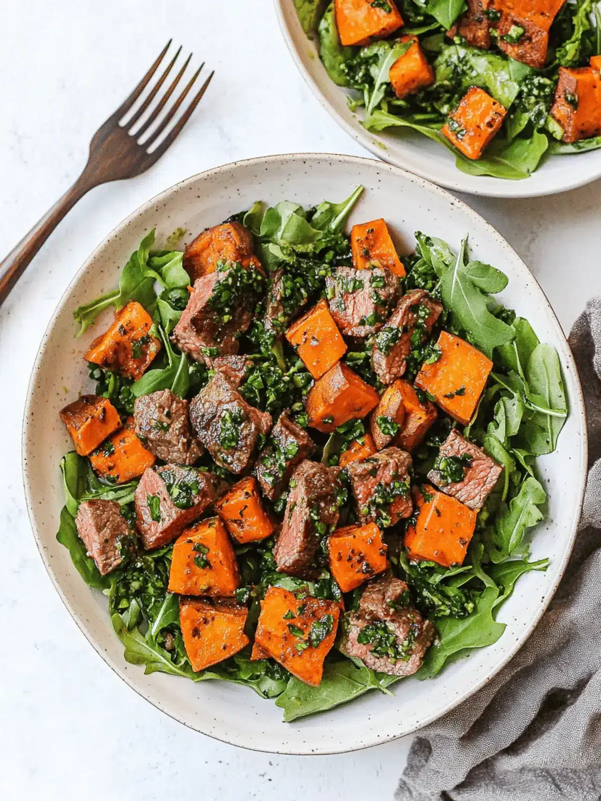 Savor Fall with This Hearty Steak Salad & Sweet Potatoes 4 Fall Steak Salad with Sweet Potatoes