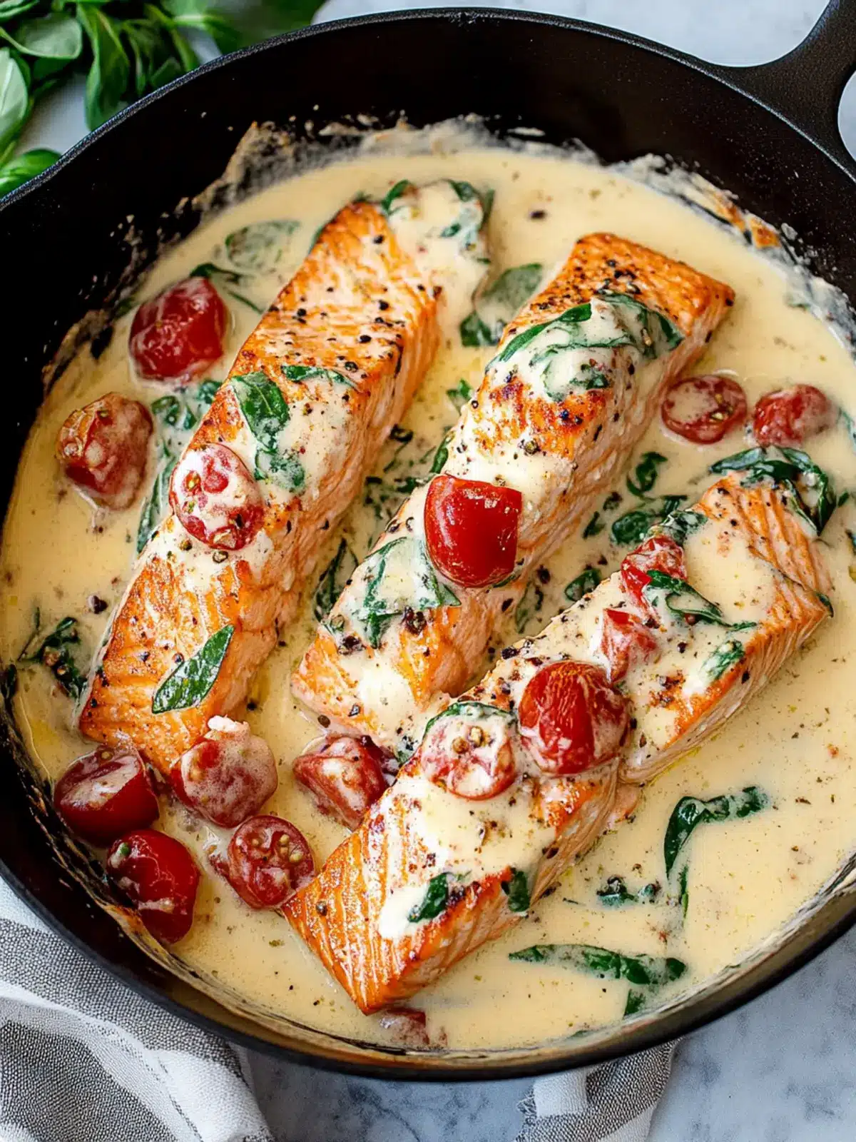 Delicious Creamy Tuscan Salmon Ready in Just 30 Minutes! 3 Creamy Tuscan Salmon