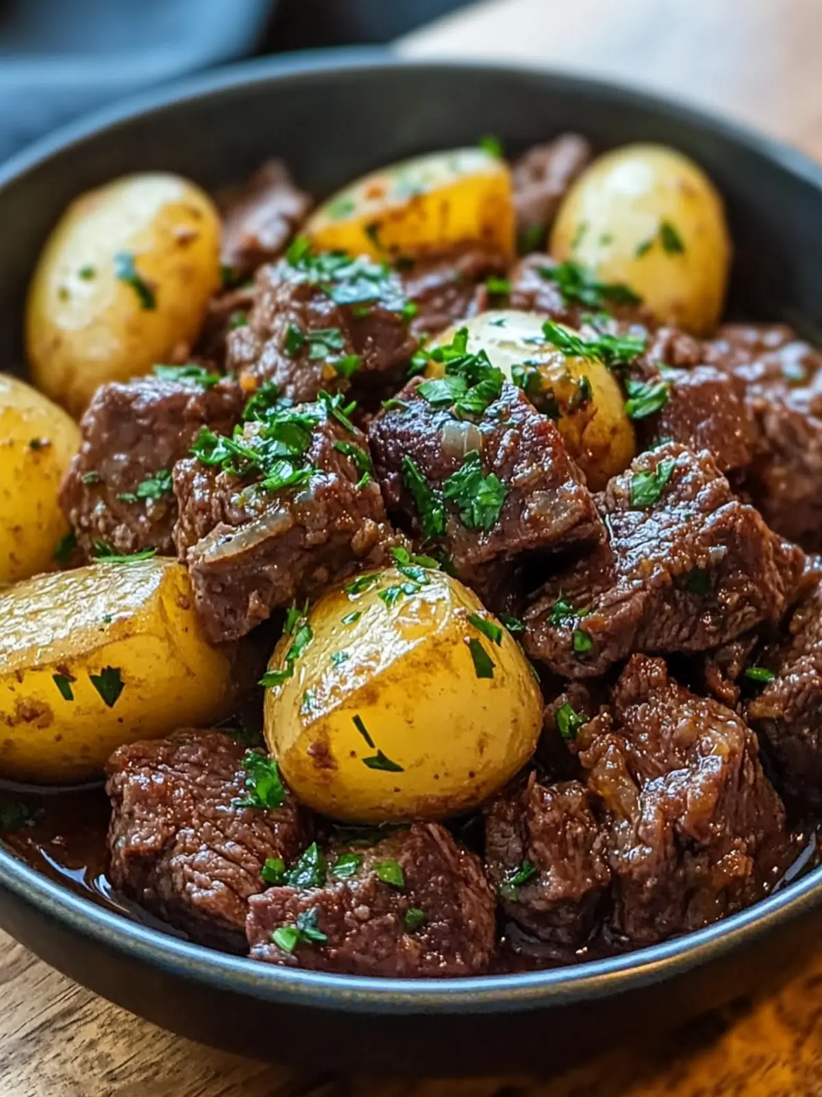 Slow Cooker Garlic Butter Beef with Potatoes for Cozy Nights 4 Slow Cooker Garlic Butter Beef with Potatoes
