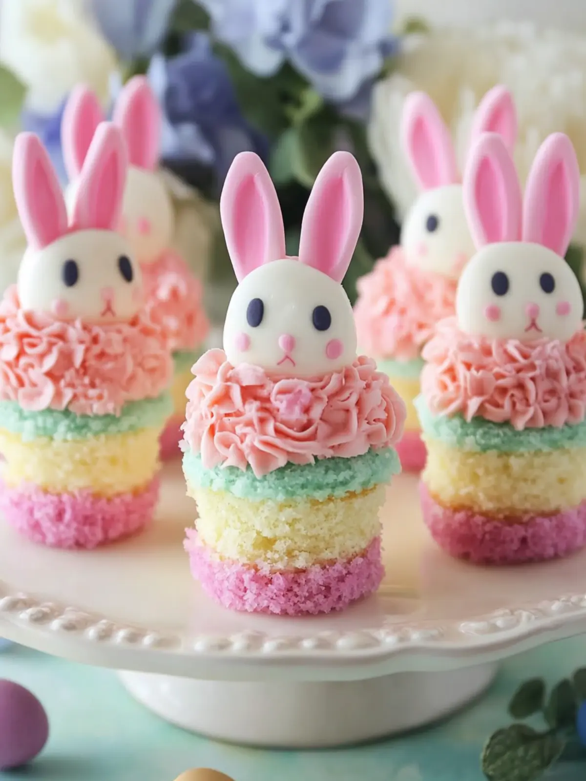 Sweet Easter Bunny Mini Cakes for a Festive Spring Treat 4 Easter Bunny Mini Cakes