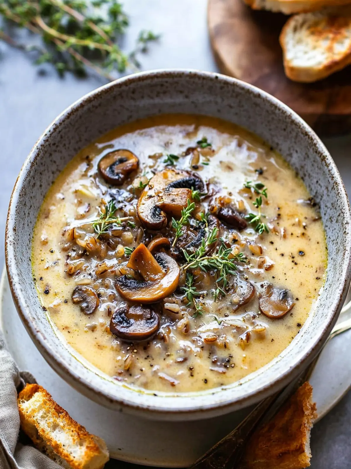 Comforting Wild Rice and Mushroom Soup for Chilly Nights 3 Wild Rice and Mushroom Soup
