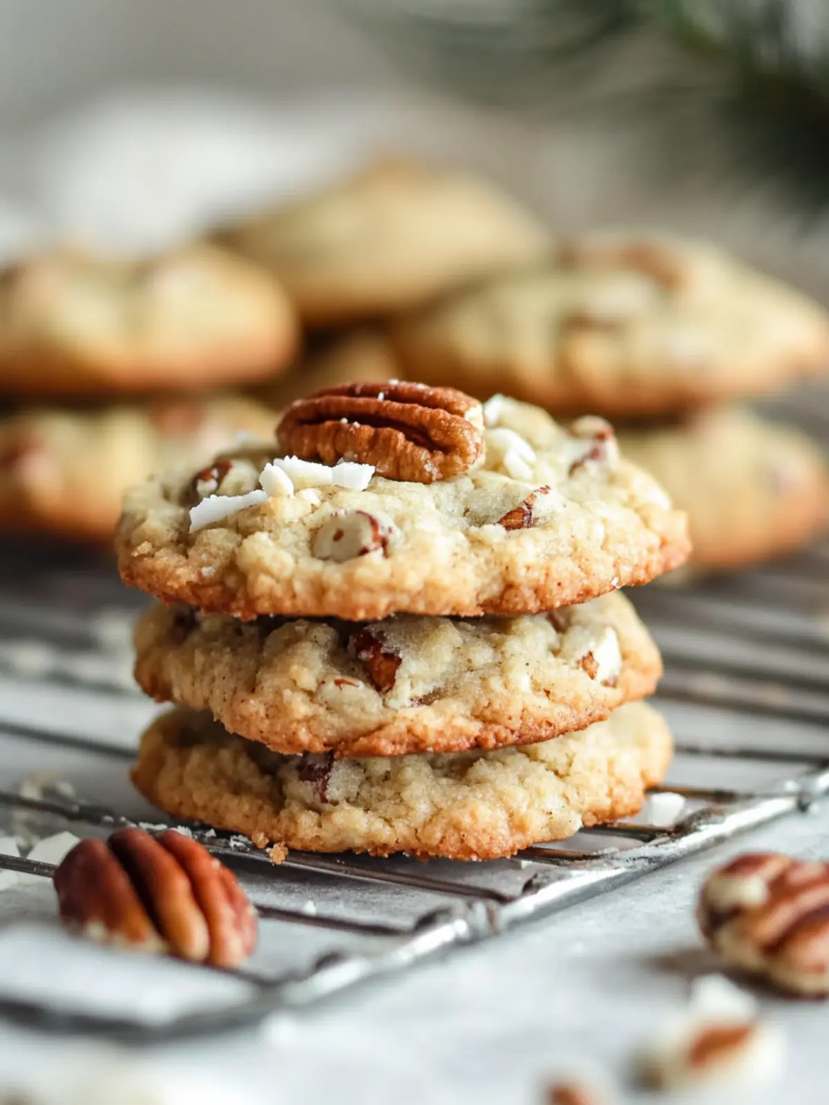 Irresistibly Soft Coconut Pecan Cookies in Just 20 Minutes 4 Coconut Pecan Cookies
