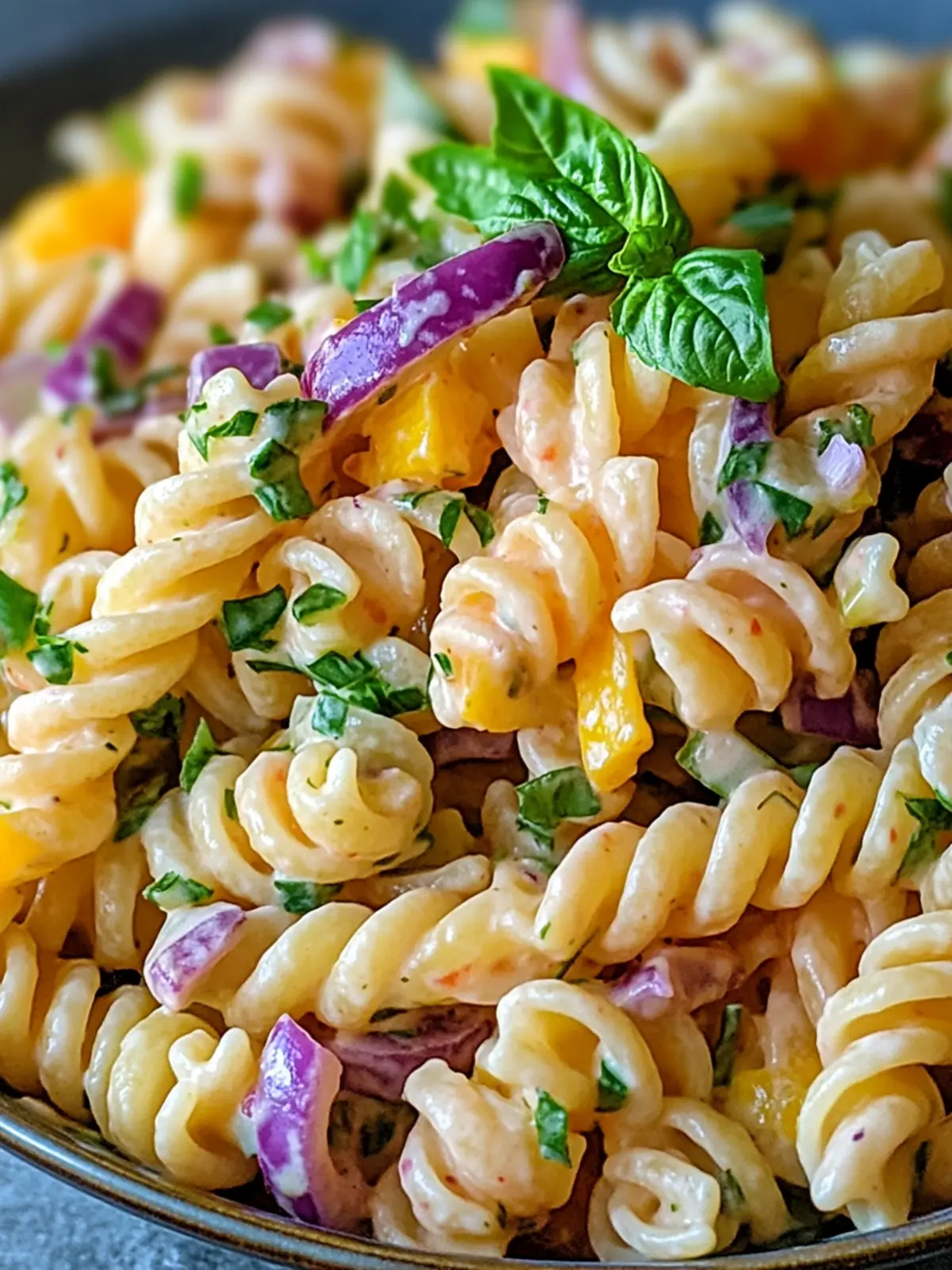 Mardi Gras Pasta Salad: Quick, Colorful Party Delight 3 Mardi Gras Pasta Salad