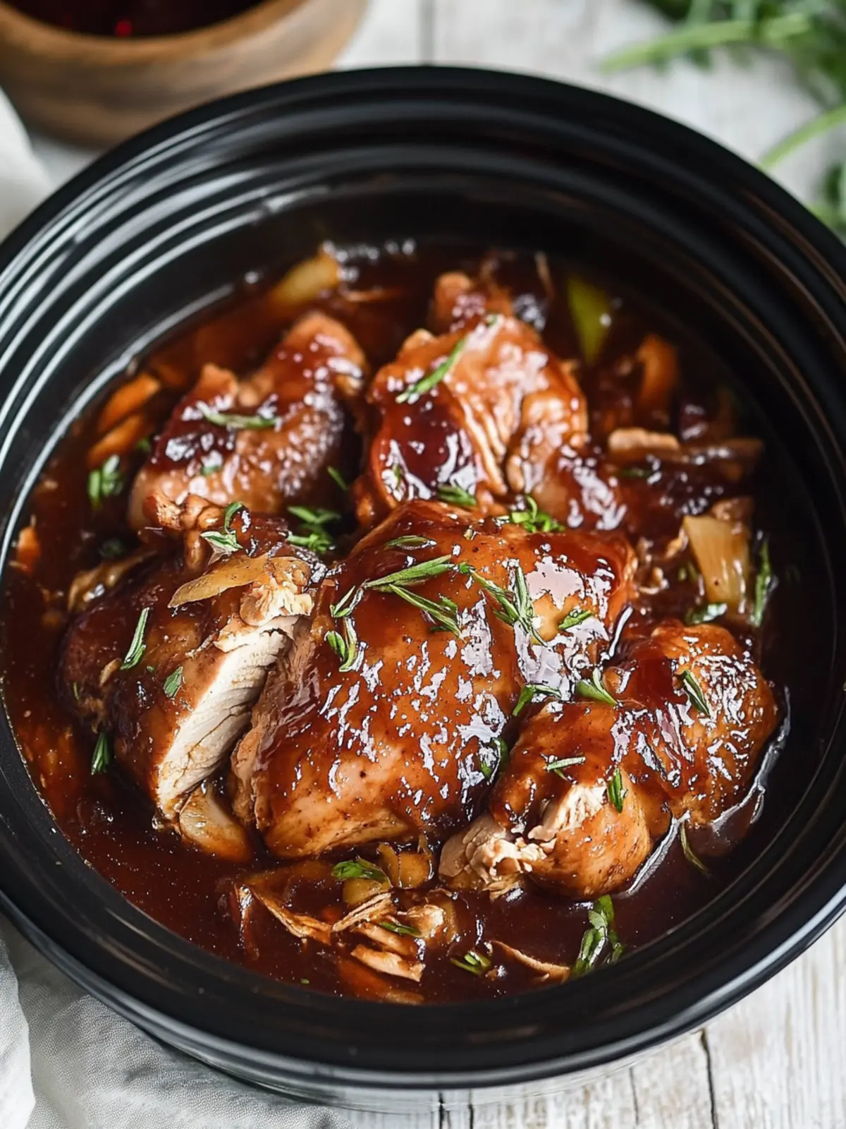 Crock Pot Bourbon Chicken: Sweet Comfort for Busy Families 2 Crock Pot Bourbon Chicken