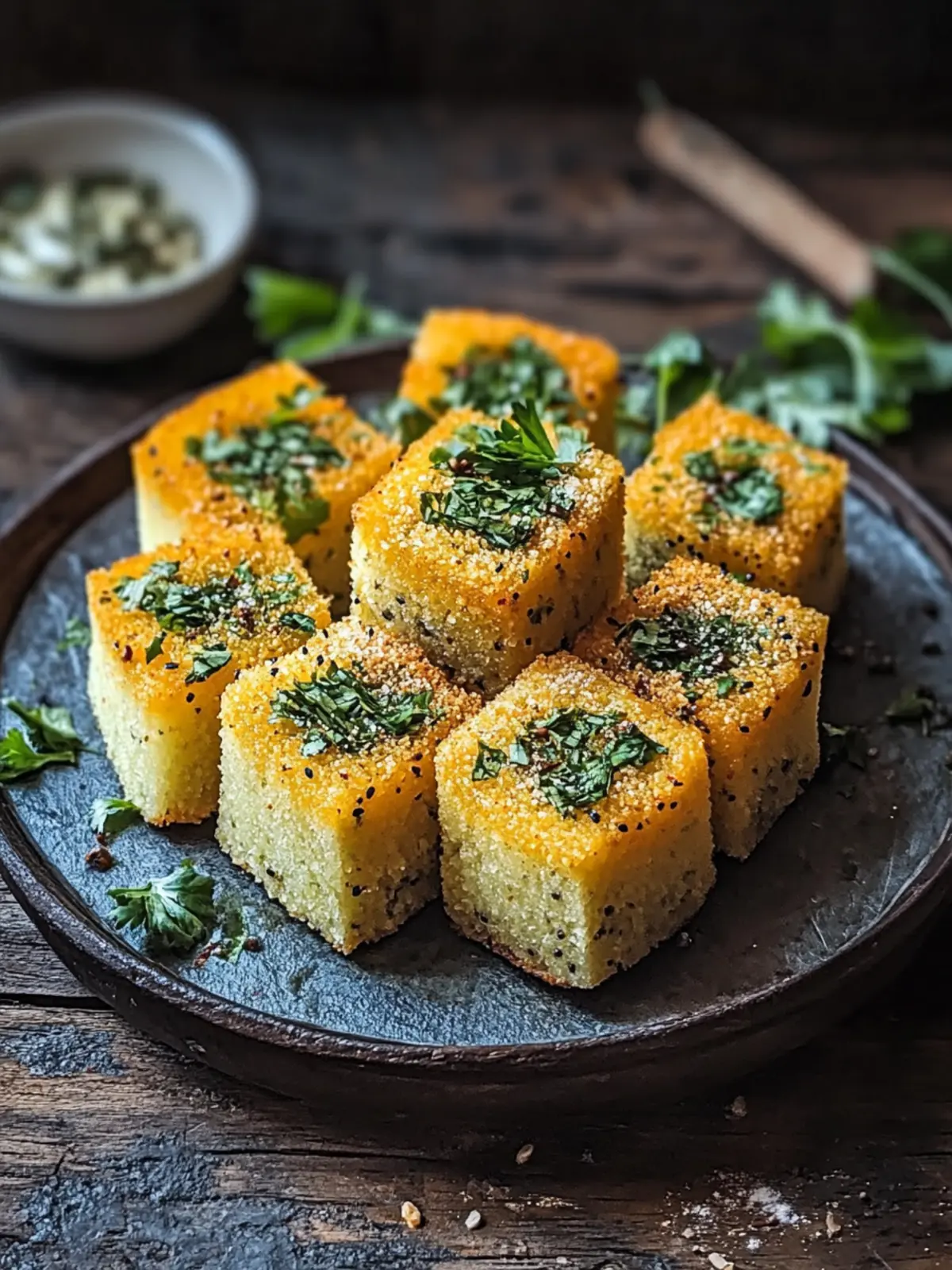 Vibrant Rava Dhokla: A Colorful, Healthy Snack Delight 4 Vibrant Rava Dhokla