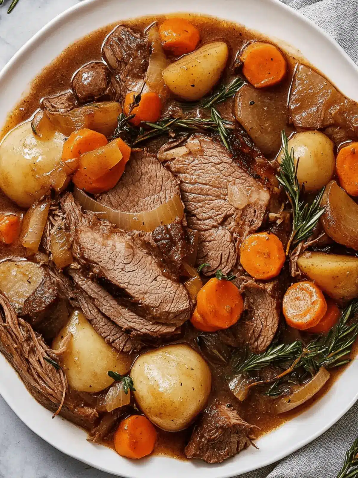 Savory Slow-Cooker Pot Roast: Effortless Comfort Food Delight 2 Slow-Cooker Pot Roast
