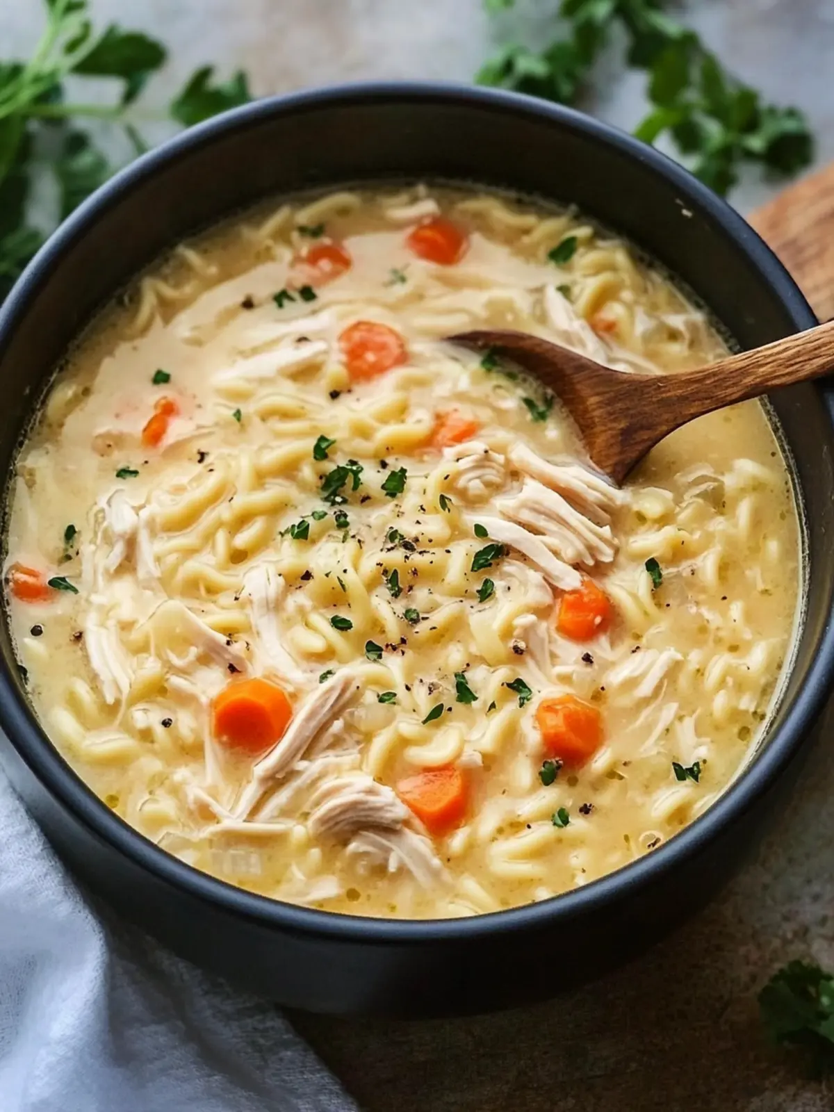 Creamy Crack Chicken Noodle Soup for Cozy Nights 4 Crack Chicken Noodle Soup