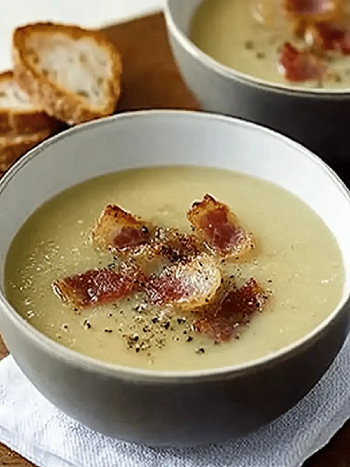Cozy Leek, Bacon & Potato Soup for Heartwarming Days 4 Leek, bacon & potato soup