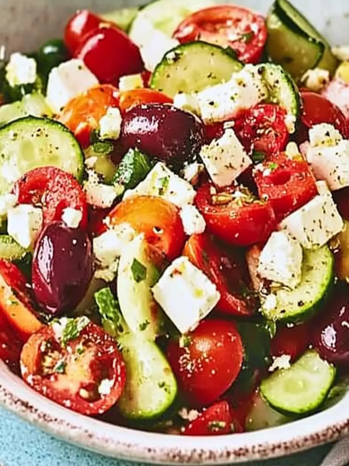 Refresh Your Day with Easy Greek Salad Perfection 4 Greek salad