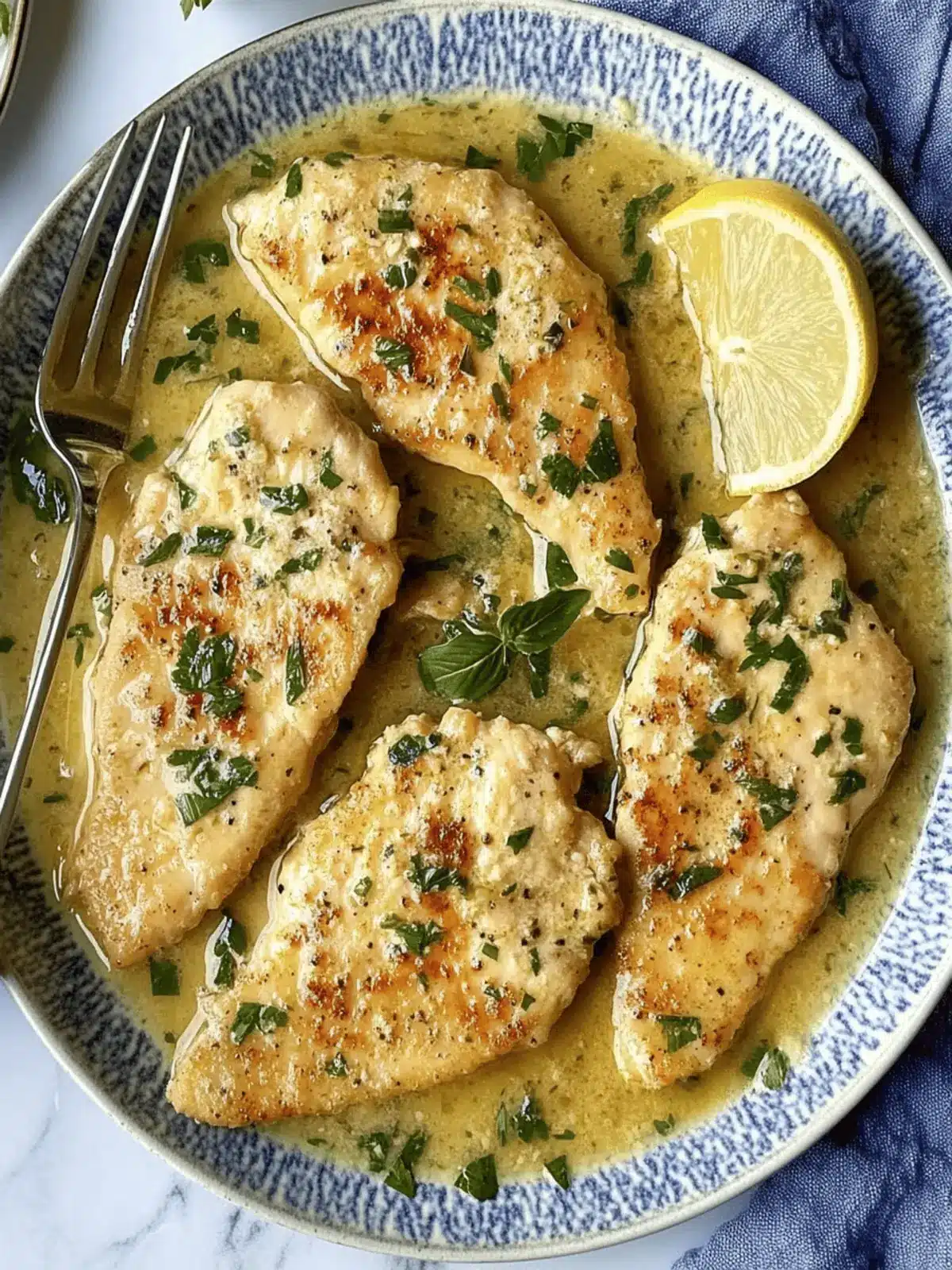 Irresistible Chicken Scallopini with Zesty Lemon-Wine Sauce 4 Chicken Scallopini