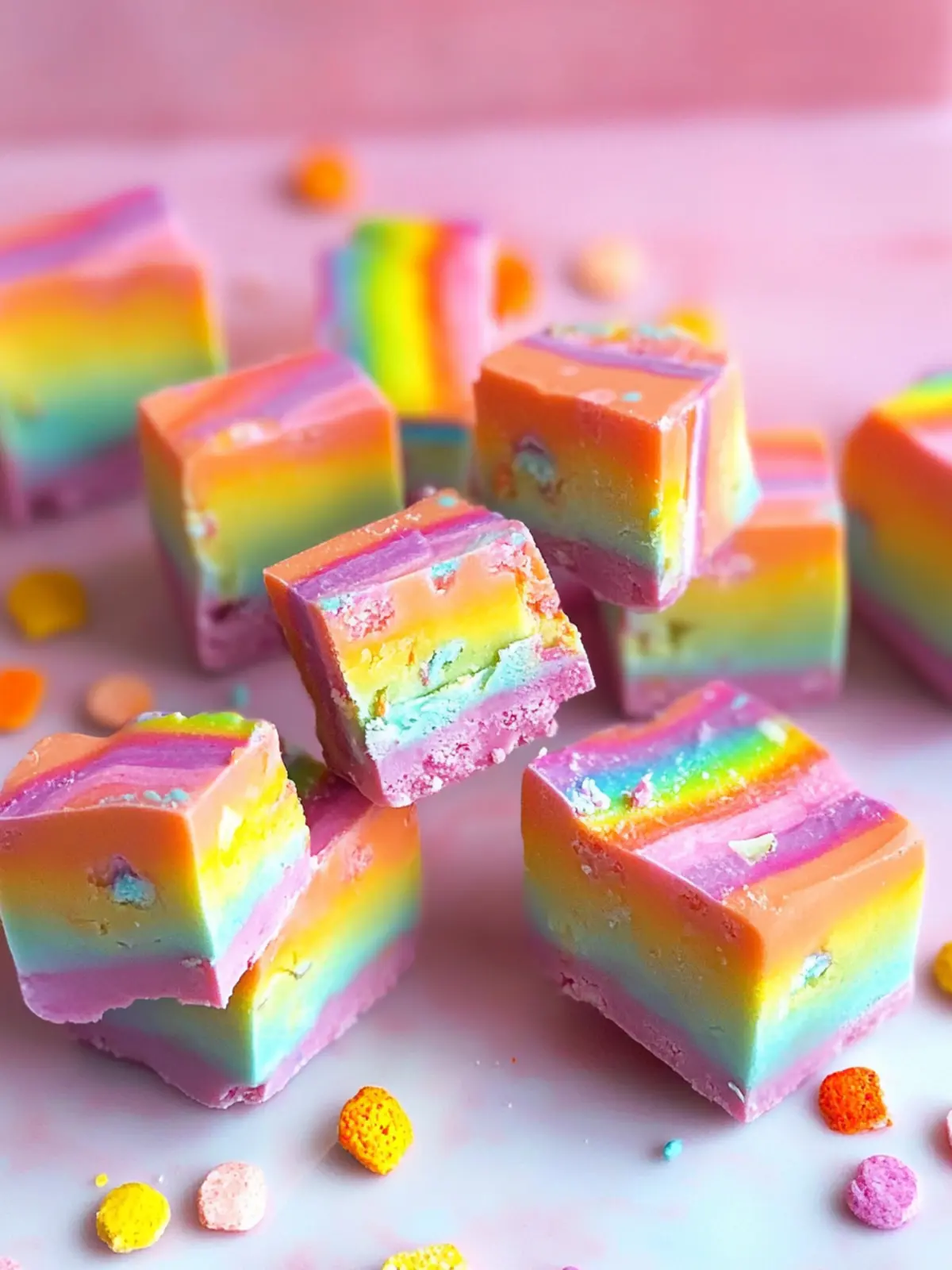 Rainbow Fudge Recipe: No-Bake Sweet Treat for Everyone 4 Rainbow Fudge