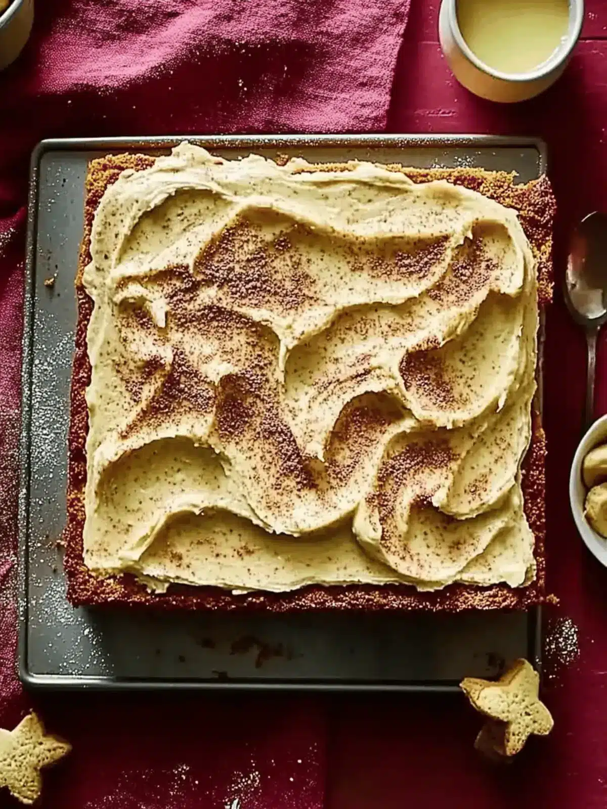 Delicious Banana Traybake with Cream Cheese Frosting Delight 2 Banana traybake with cream cheese frosting
