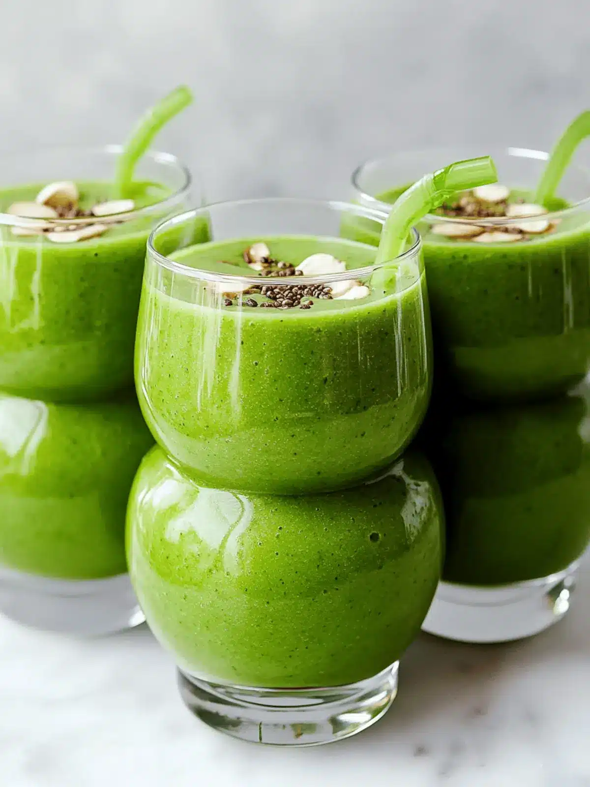 Delicious Green Smoothie (Green Monster) for a Morning Boost 4 Green Smoothie (aka Green Monster)