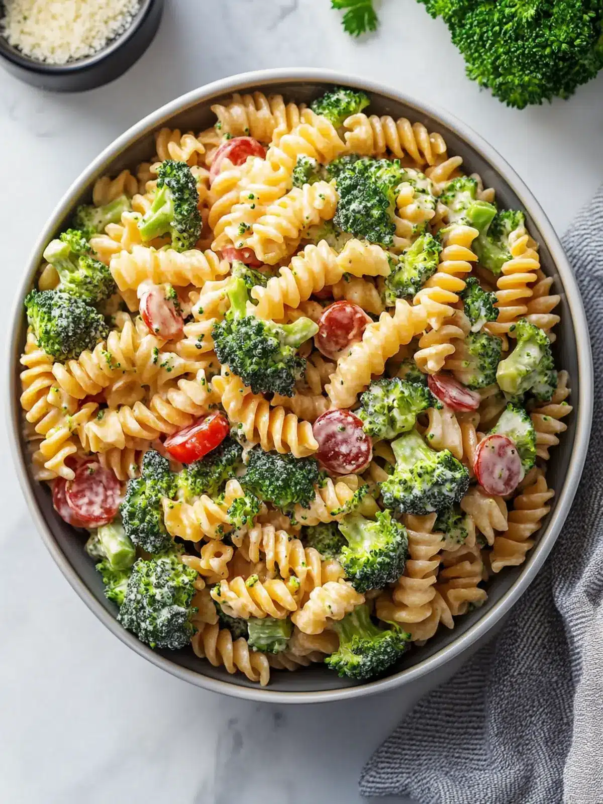 Delicious Broccoli Pasta Salad for Effortless Meal Prep 3 Broccoli Pasta Salad